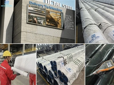 Shipment To Mexico – Octal Pipe Delivers API 5L Grade B Seamless Pipes With 3LPE Coating